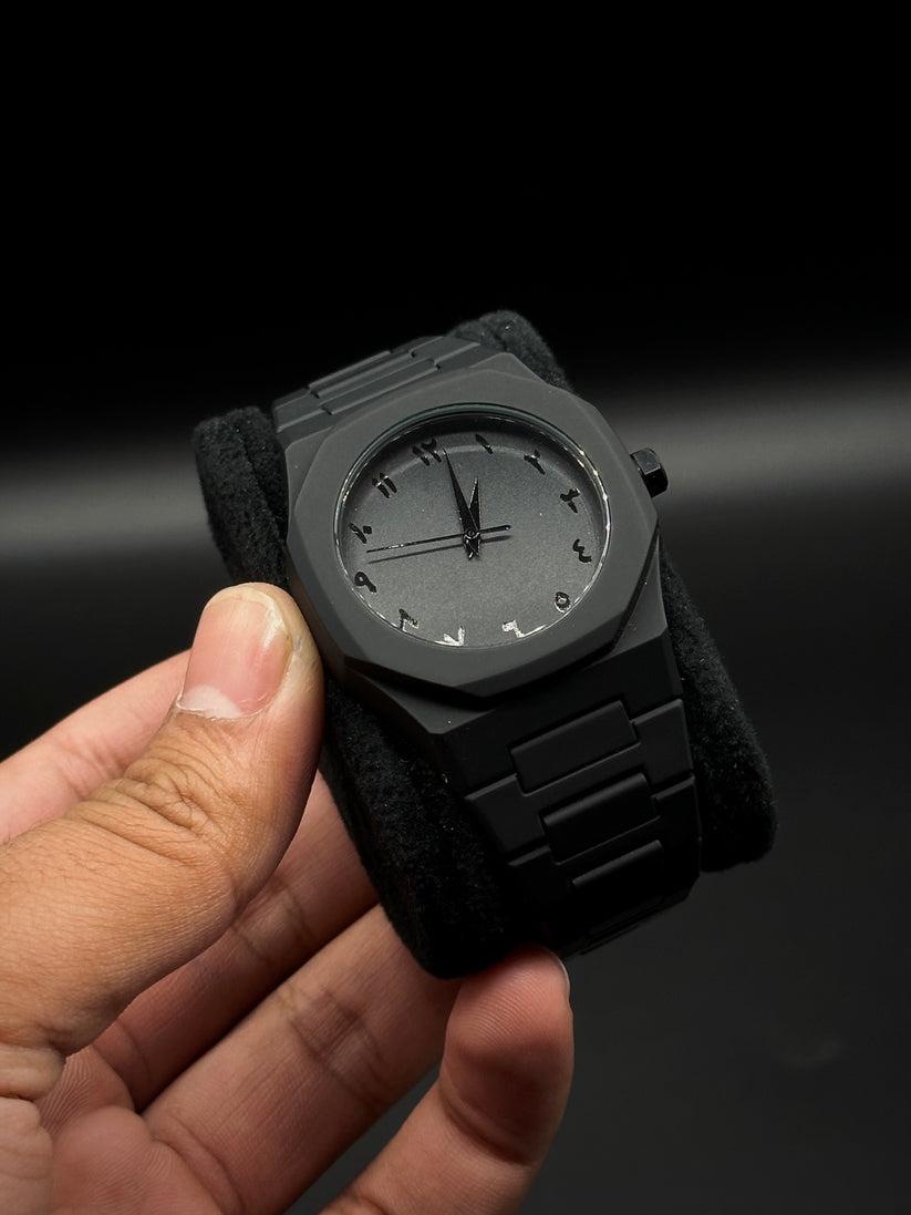 Aishru™Black Arabic Aura Watch