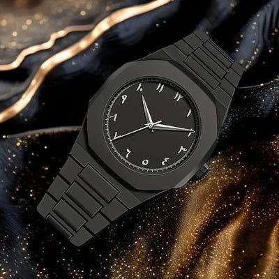 Aishru™Black Arabic Aura Watch