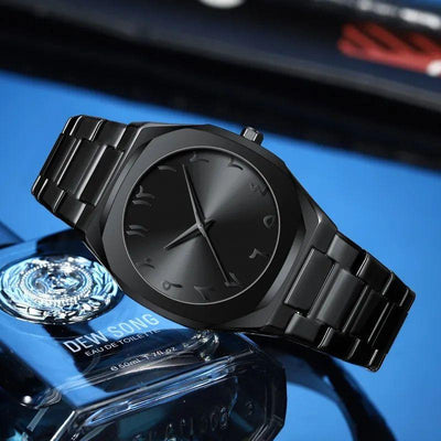 Aishru™Black Arabic Aura Watch